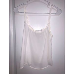 White sheer tank